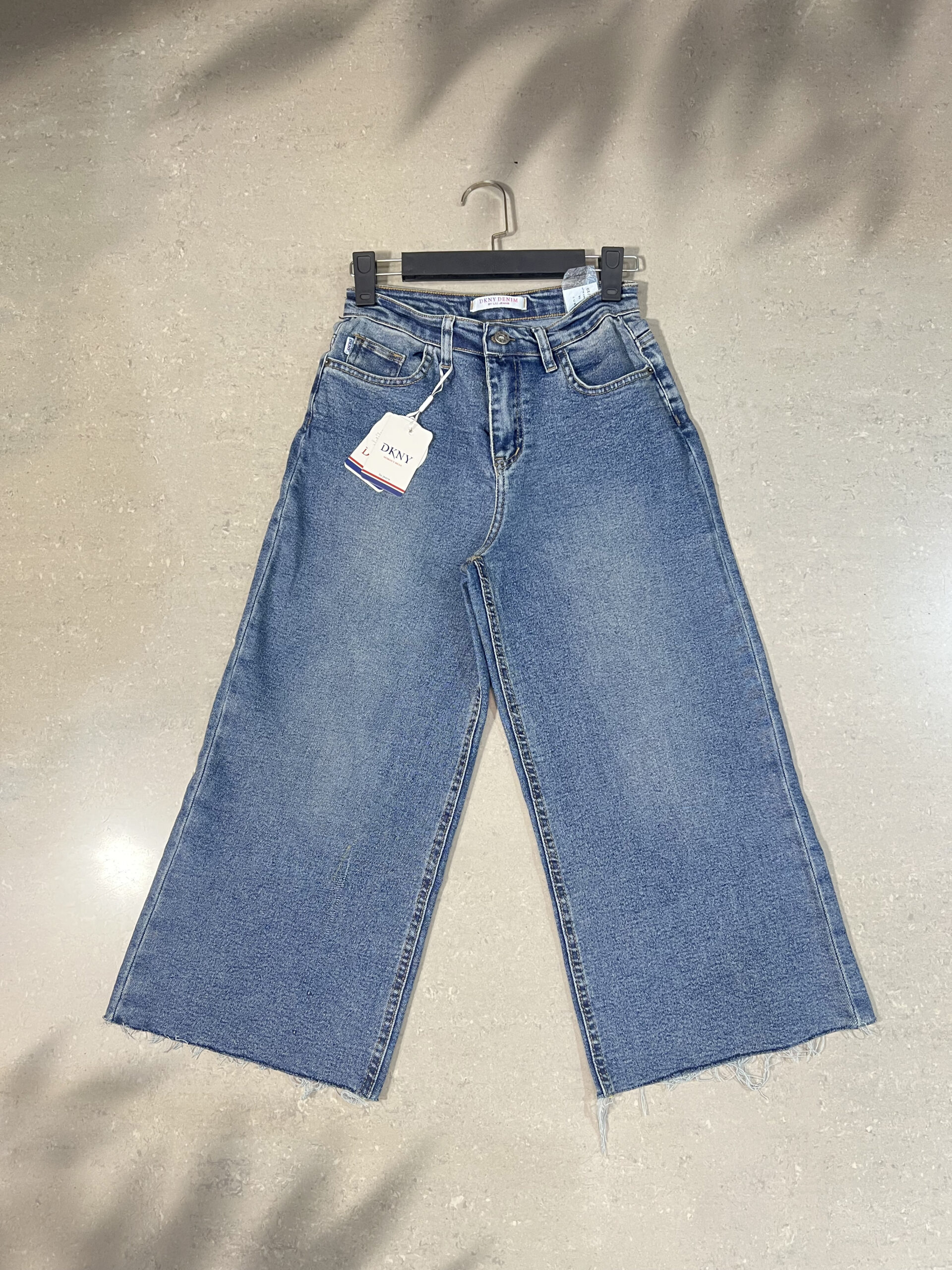 شلوار جین واید بگ دمپا ریش DKNY